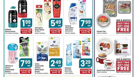 Albertsons P&G 'Team up With the Best' Features